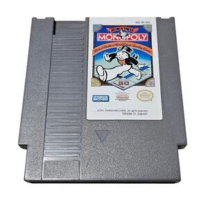 MONOPOLY NES Nintendo 1991 Classic Original Authentic Clean Tested Game